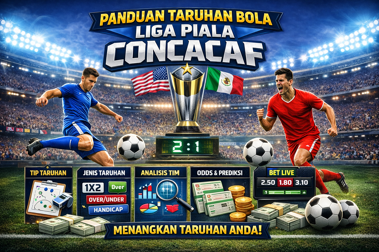 Panduan Taruhan Bola Liga Piala CONCACAF